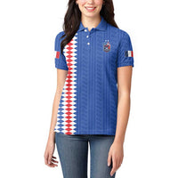 Custom World Football 2026 France Women Polo Shirt Les Bleus Road To Champions - Wonder Print Shop