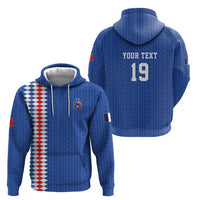 Custom World Football 2026 France Zip Hoodie Les Bleus Road To Champions - Wonder Print Shop
