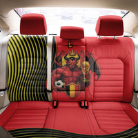 World Football 2026 Belgium Back Car Seat Cover Red Devils Go Champions - Wonder Print Shop