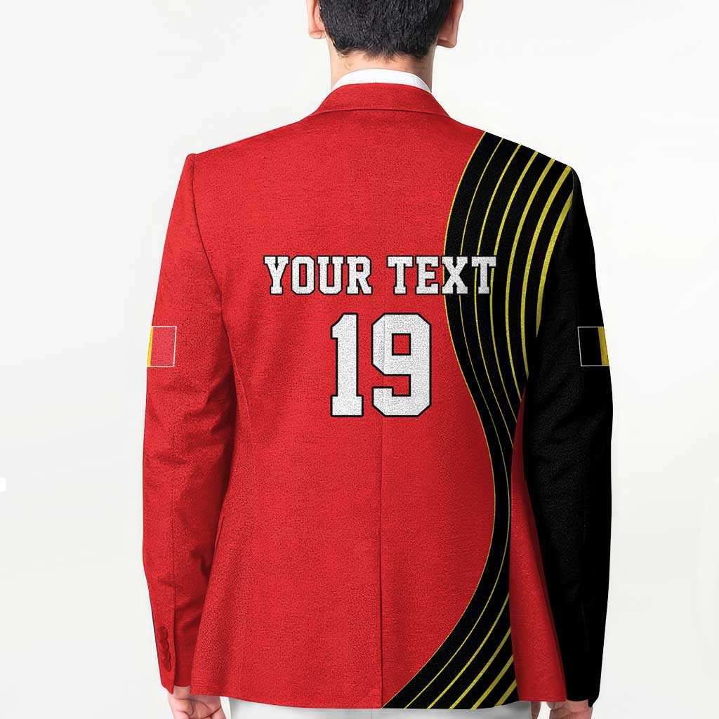 Custom World Football 2026 Belgium Blazer Red Devils Go Champions - Wonder Print Shop