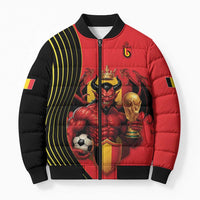 Custom World Football 2026 Belgium Bomber Puffer Jacket Red Devils Go Champions - Wonder Print Shop