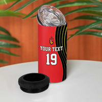 Custom World Football 2026 Belgium 4 in 1 Can Cooler Tumbler Red Devils Go Champions - Wonder Print Shop
