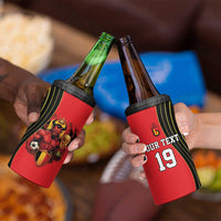 Custom World Football 2026 Belgium 4 in 1 Can Cooler Tumbler Red Devils Go Champions - Wonder Print Shop