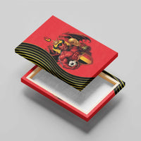 World Football 2026 Belgium Canvas Wall Art Red Devils Go Champions - Wonder Print Shop