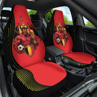 World Football 2026 Belgium Car Seat Cover Red Devils Go Champions - Wonder Print Shop