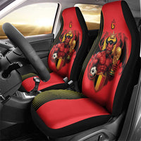 World Football 2026 Belgium Car Seat Cover Red Devils Go Champions - Wonder Print Shop