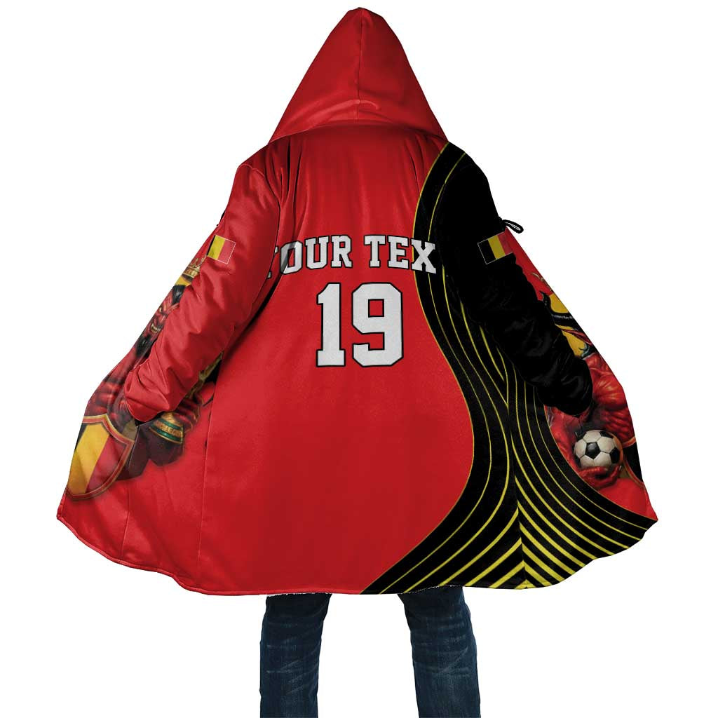 Custom World Football 2026 Belgium Cloak Red Devils Go Champions - Wonder Print Shop