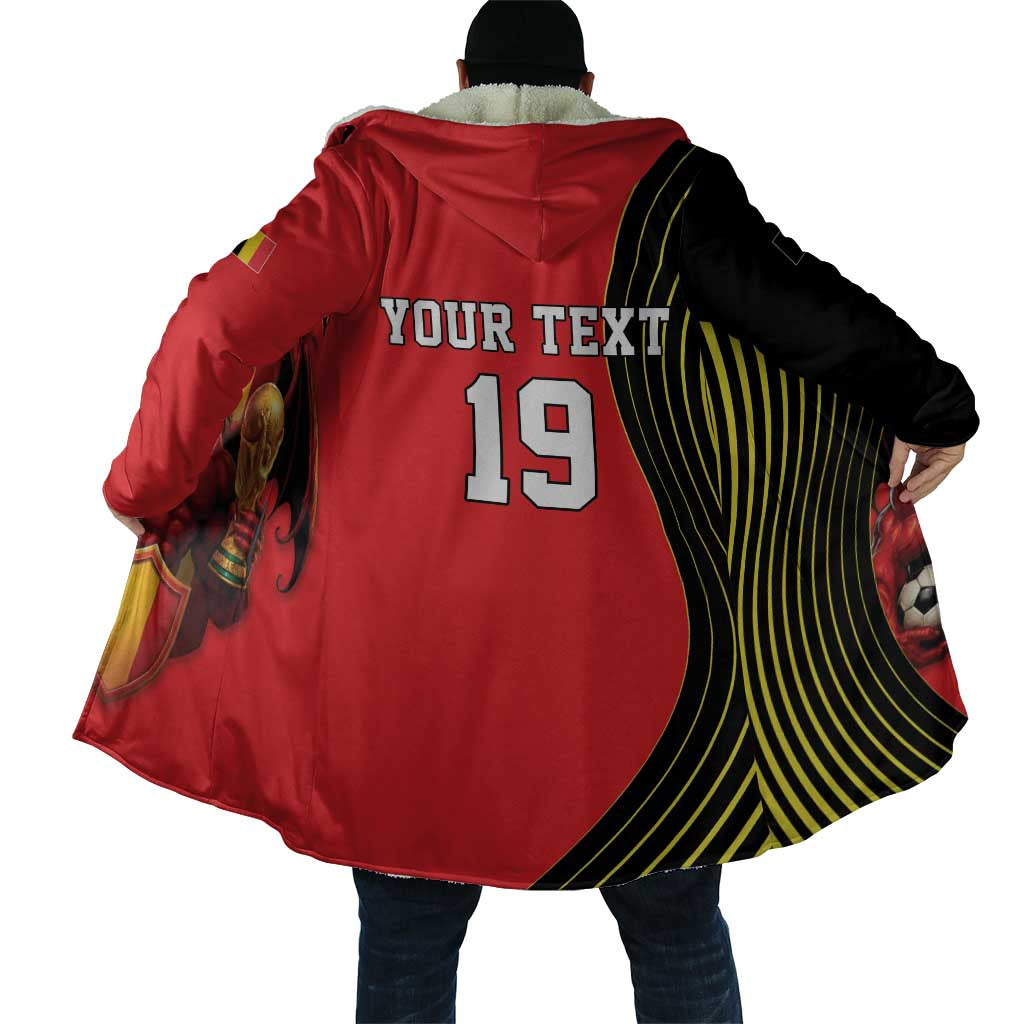 Custom World Football 2026 Belgium Cloak Red Devils Go Champions - Wonder Print Shop