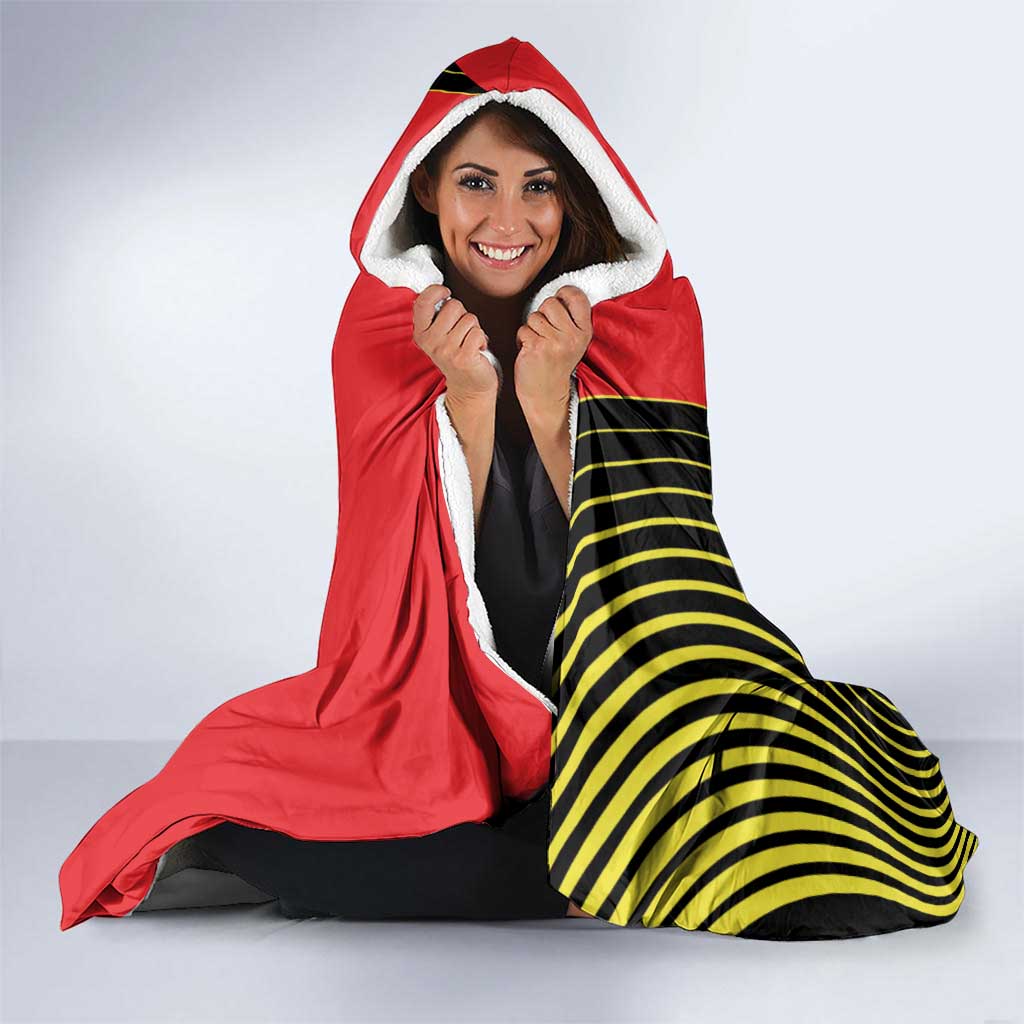 World Football 2026 Belgium Hooded Blanket Red Devils Go Champions - Wonder Print Shop