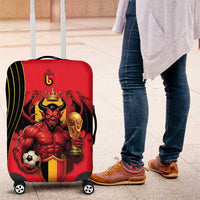 World Football 2026 Belgium Luggage Cover Red Devils Go Champions - Wonder Print Shop