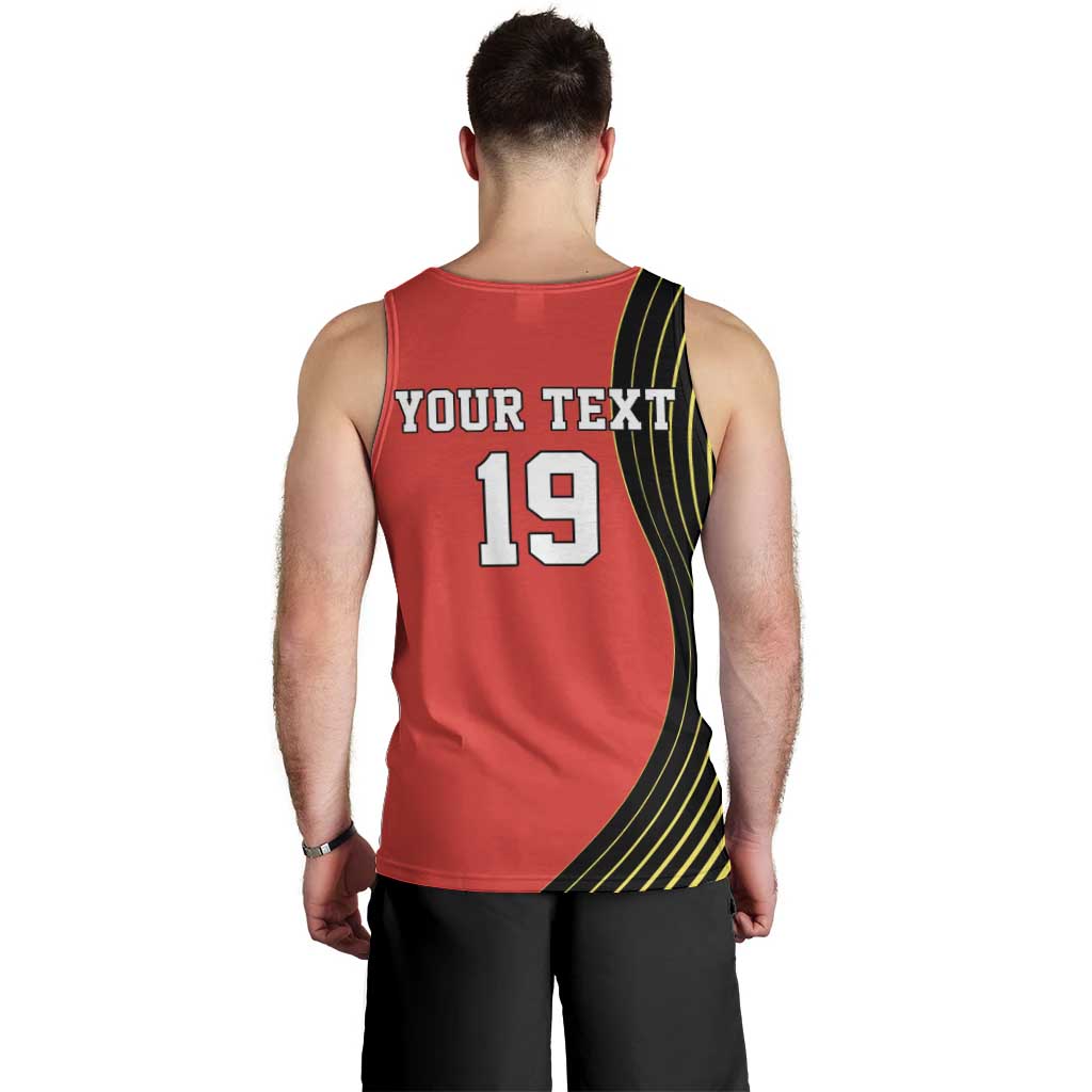 Custom World Football 2026 Belgium Men Tank Top Red Devils Go Champions - Wonder Print Shop