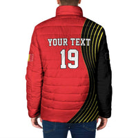 Custom World Football 2026 Belgium Padded Jacket Red Devils Go Champions - Wonder Print Shop