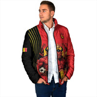 Custom World Football 2026 Belgium Padded Jacket Red Devils Go Champions - Wonder Print Shop