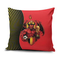 World Football 2026 Belgium Pillow Cover Red Devils Go Champions - Wonder Print Shop
