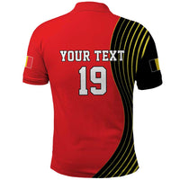 Custom World Football 2026 Belgium Polo Shirt Red Devils Go Champions - Wonder Print Shop