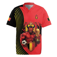 Custom World Football 2026 Belgium Rugby Jersey Red Devils Go Champions - Wonder Print Shop