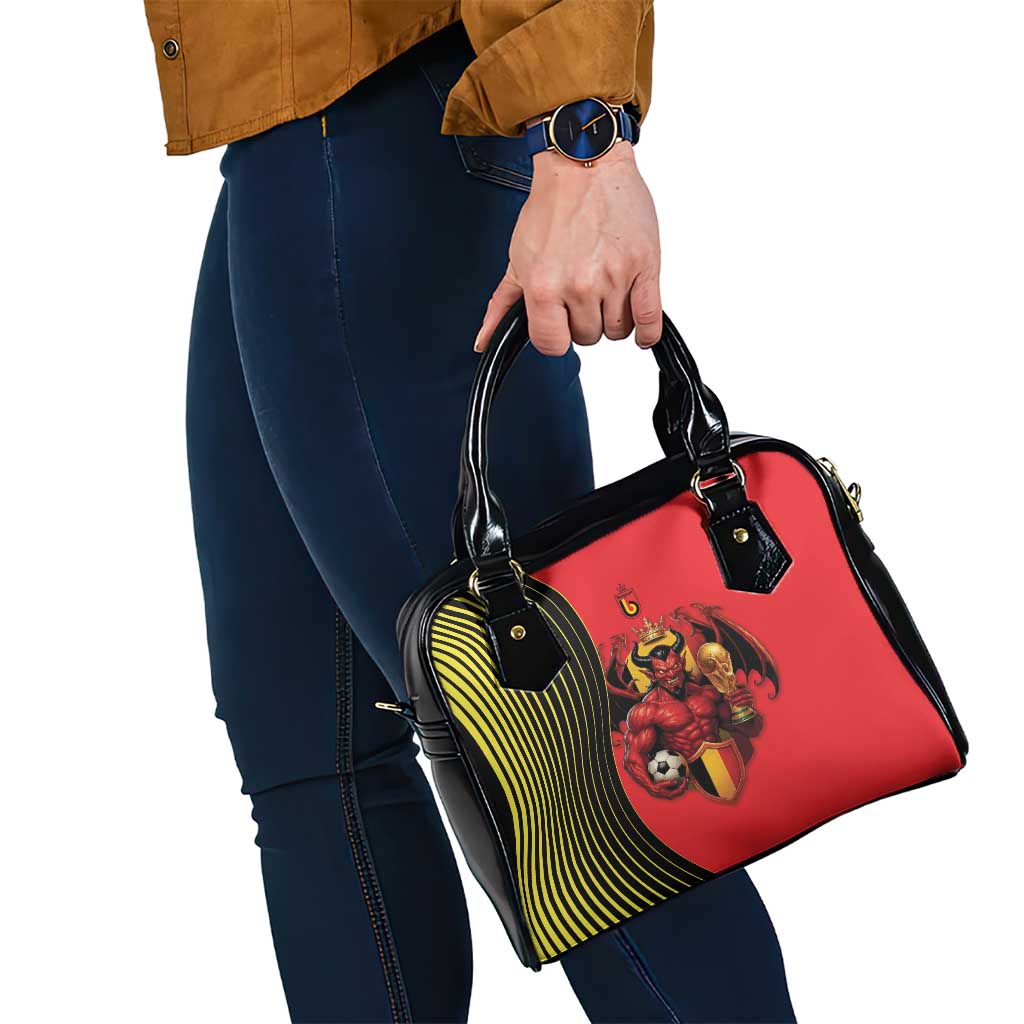 World Football 2026 Belgium Shoulder Handbag Red Devils Go Champions - Wonder Print Shop