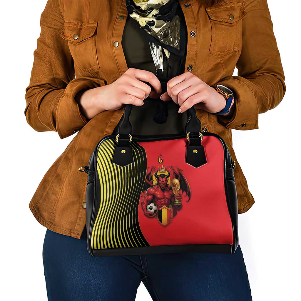 World Football 2026 Belgium Shoulder Handbag Red Devils Go Champions - Wonder Print Shop