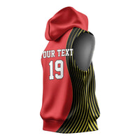 Custom World Football 2026 Belgium Sleeveless Hoodie Red Devils Go Champions - Wonder Print Shop