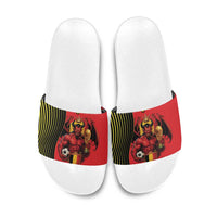 World Football 2026 Belgium Slide Sandals Red Devils Go Champions - Wonder Print Shop