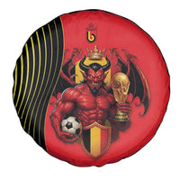 World Football 2026 Belgium Spare Tire Cover Red Devils Go Champions - Wonder Print Shop