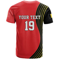 Custom World Football 2026 Belgium T Shirt Red Devils Go Champions - Wonder Print Shop