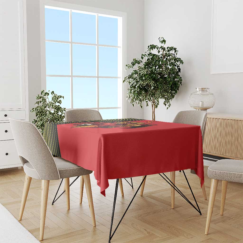World Football 2026 Belgium Tablecloth Red Devils Go Champions - Wonder Print Shop