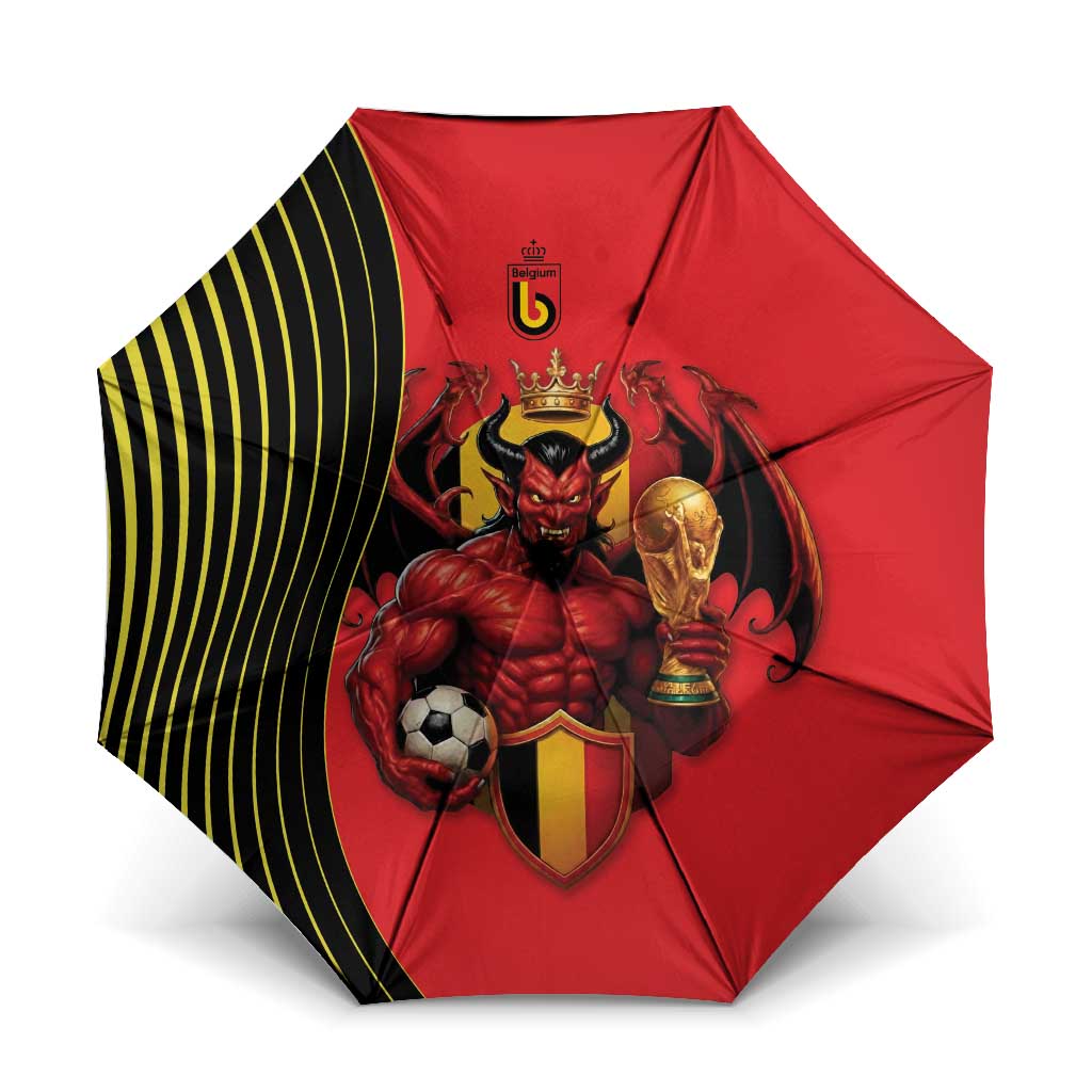 World Football 2026 Belgium Umbrella Red Devils Go Champions - Wonder Print Shop