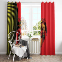 World Football 2026 Belgium Window Curtain Red Devils Go Champions - Wonder Print Shop