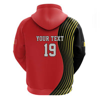 Custom World Football 2026 Belgium Zip Hoodie Red Devils Go Champions - Wonder Print Shop