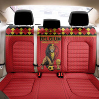 World Football 2026 Belgium Back Car Seat Cover Belgian Lion Go Champions - Wonder Print Shop