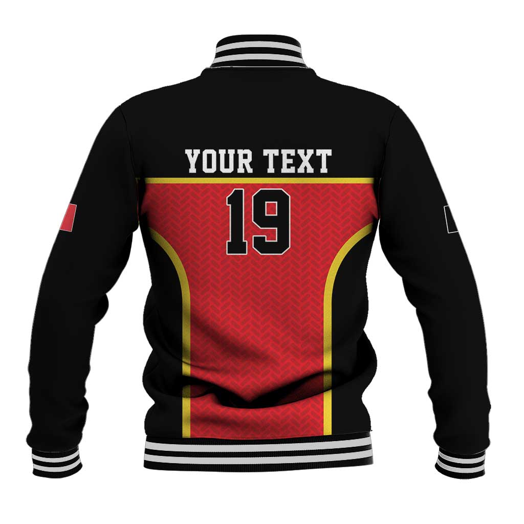 Custom World Football 2026 Belgium Baseball Jacket Belgian Lion Go Champions - Wonder Print Shop
