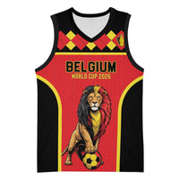 Custom World Football 2026 Belgium Basketball Jersey Belgian Lion Go Champions - Wonder Print Shop