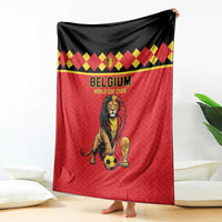 World Football 2026 Belgium Blanket Belgian Lion Go Champions - Wonder Print Shop