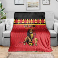 World Football 2026 Belgium Blanket Belgian Lion Go Champions - Wonder Print Shop