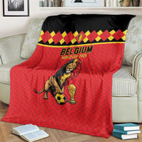 World Football 2026 Belgium Blanket Belgian Lion Go Champions - Wonder Print Shop