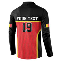 Custom World Football 2026 Belgium Button Sweatshirt Belgian Lion Go Champions - Wonder Print Shop