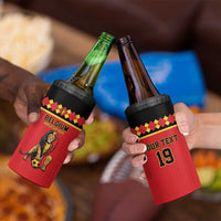 Custom World Football 2026 Belgium 4 in 1 Can Cooler Tumbler Belgian Lion Go Champions - Wonder Print Shop