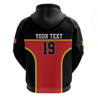 Custom World Football 2026 Belgium Hoodie Belgian Lion Go Champions - Wonder Print Shop