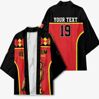 Custom World Football 2026 Belgium Kimono Belgian Lion Go Champions - Wonder Print Shop