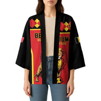 Custom World Football 2026 Belgium Kimono Belgian Lion Go Champions - Wonder Print Shop