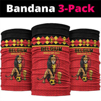 World Football 2026 Belgium Neck Gaiter Belgian Lion Go Champions - Wonder Print Shop