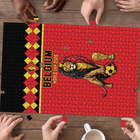 World Football 2026 Belgium Puzzle Belgian Lion Go Champions - Wonder Print Shop