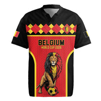 Custom World Football 2026 Belgium Rugby Jersey Belgian Lion Go Champions - Wonder Print Shop