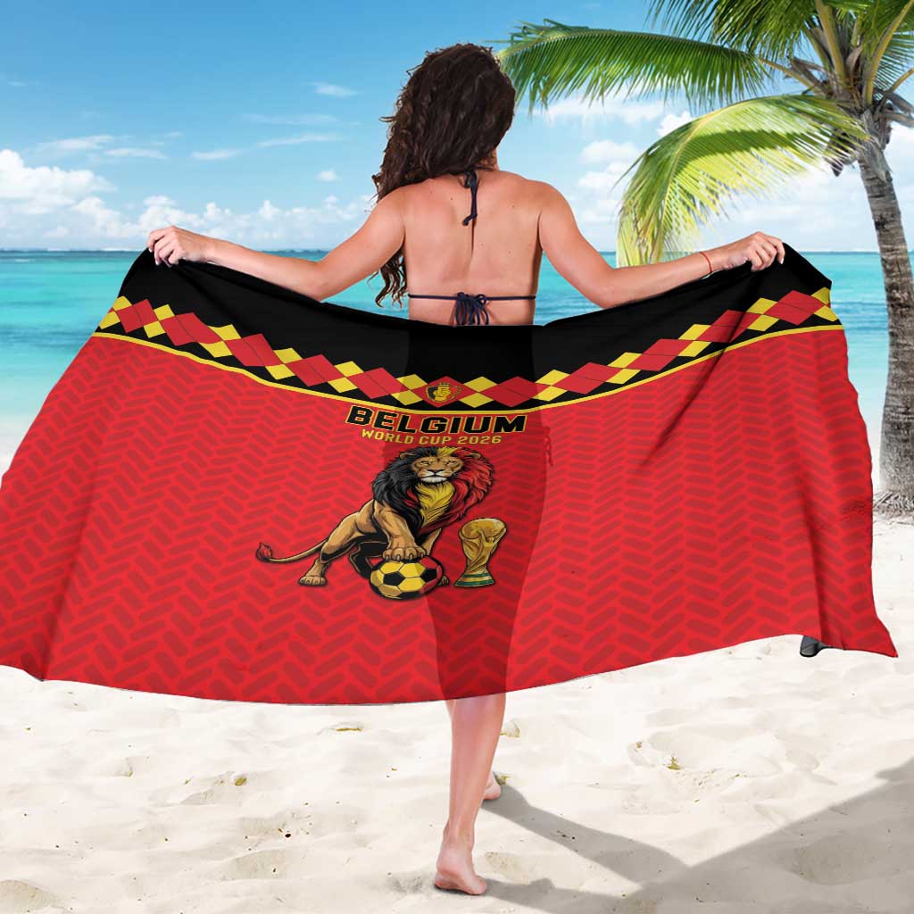 World Football 2026 Belgium Sarong Belgian Lion Go Champions - Wonder Print Shop