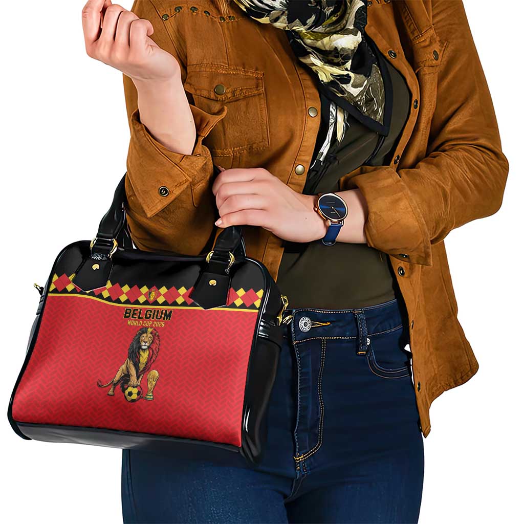 World Football 2026 Belgium Shoulder Handbag Belgian Lion Go Champions - Wonder Print Shop
