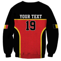 Custom World Football 2026 Belgium Sweatshirt Belgian Lion Go Champions - Wonder Print Shop