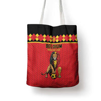 World Football 2026 Belgium Tote Bag Belgian Lion Go Champions - Wonder Print Shop