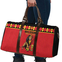 World Football 2026 Belgium Travel Bag Belgian Lion Go Champions - Wonder Print Shop