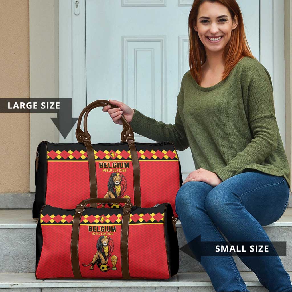 World Football 2026 Belgium Travel Bag Belgian Lion Go Champions - Wonder Print Shop